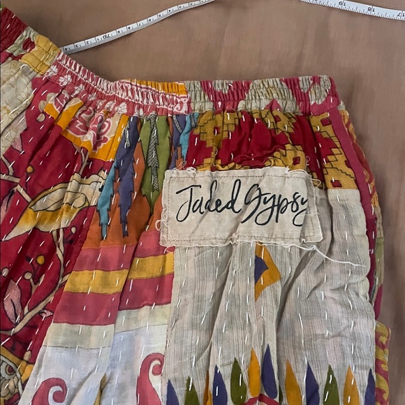 Kantha Quilted Wide Leg Pants - Picture 9 of 9